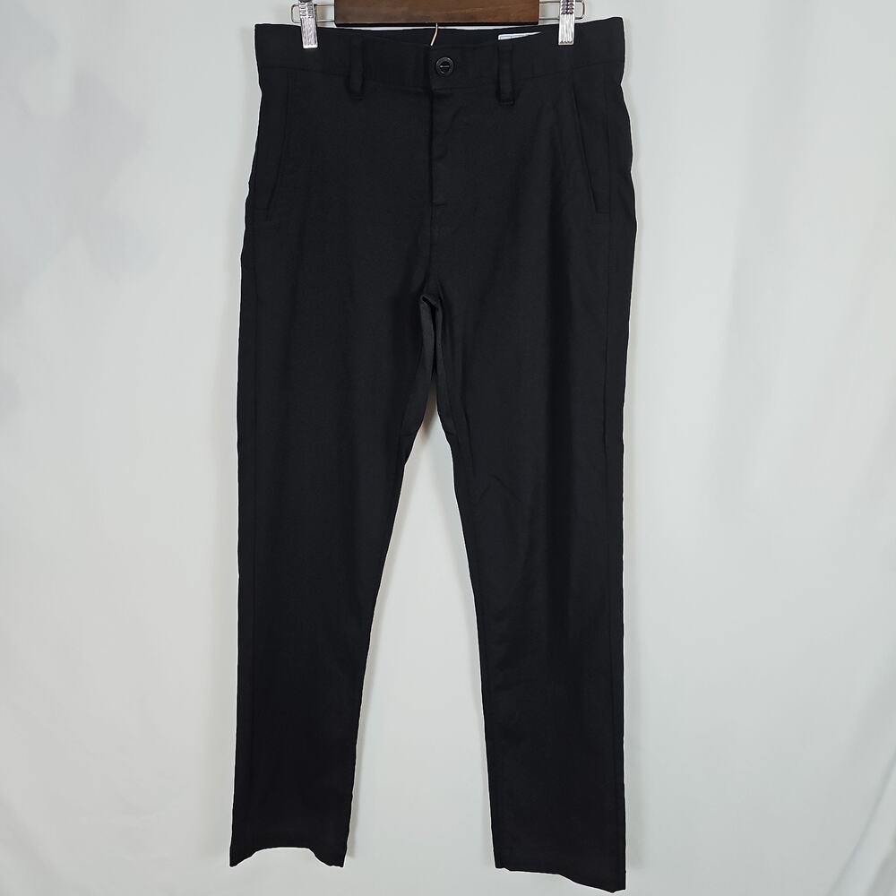 Volcom ChinoPants Mens Sz 32 Black StraightLeg Waist 32” Inseam 31” Skate/Casual